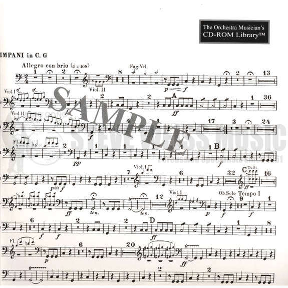 Beethoven/Schubert/Others-complete Timpani/Percussion (CD ROM)