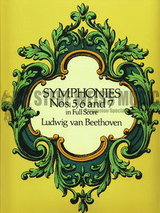 Beethoven-Symphonies No. 5, 6, & 7 (Score)