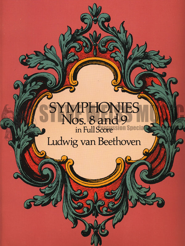 Beethoven-Symphonies No. 8 & 9 (Score)
