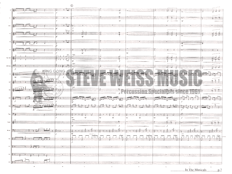 Bell/Gudmundsdottir et al.-In the Musicals Part 1 (SP)-B/ 2V/C/opt. alm./opt. steel drs./X/4M/4T/P/Rhythm section