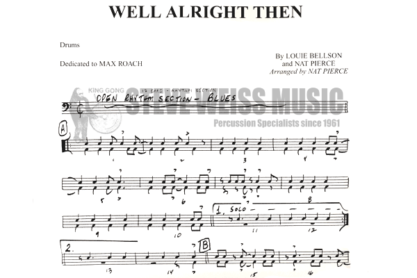 Bellson-Louie Bellson Honors 12 Super-drummers: Their Time was the Greatest! (Online audio access included)