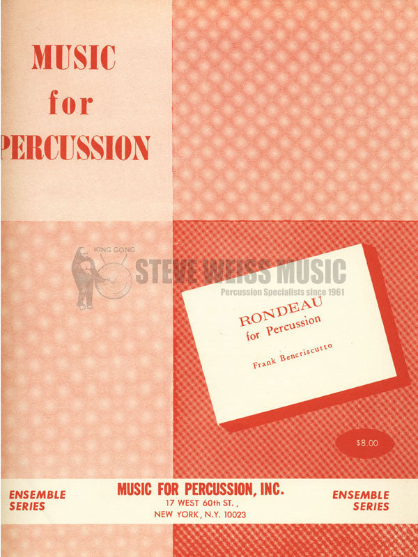 Bencriscutto-Rondeau for Percussion -P/4T/M/V/B-PN