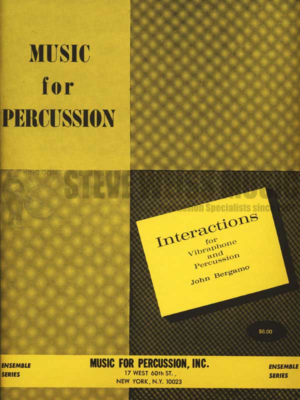 Bergamo-Interactions for Vibes and Percussion-V/P