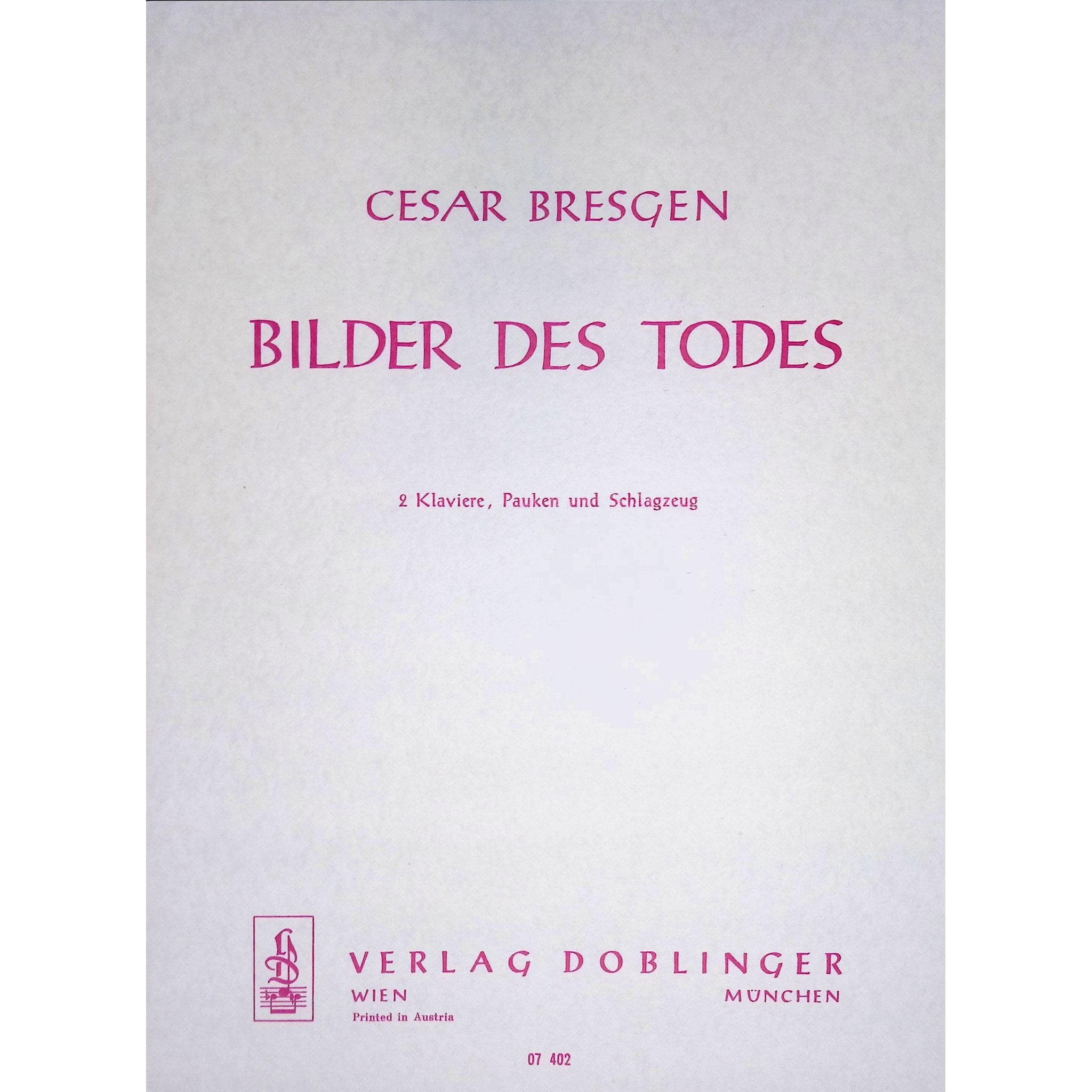 Bilder Des Todes by Cesar Bresgan