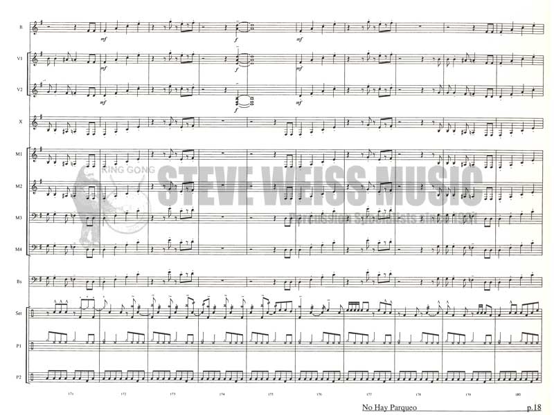 Bissonnette-No Hay Parqueo arr. Brochocki (SP)-B/2V/X/3M/P/BG