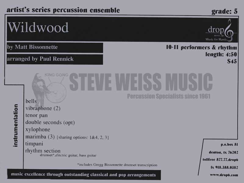 Bissonnette-Wildwood (SP)-B/2V/X/3M/Steel drs./4T/GT/BG