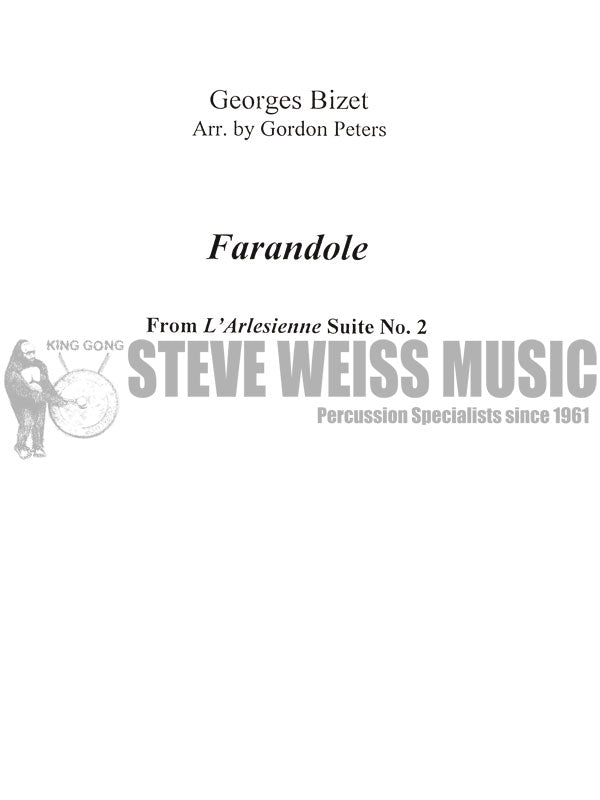 Bizet-Farandole-Peters-5M/P-CB