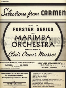 Bizet-Selections from Carmen arr.Musser (P)