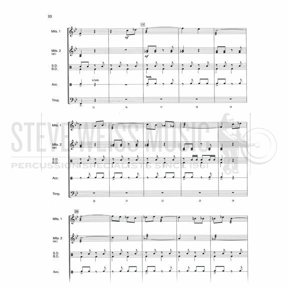 Black/Bernotas-Sound Percussion Ensembles-Teacher's Score