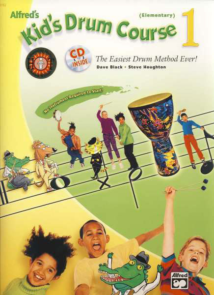 Black/Houghton-Alfred's Kid's Drum Course 1 (Elementary) (includes CD and Remo Sound Shape)