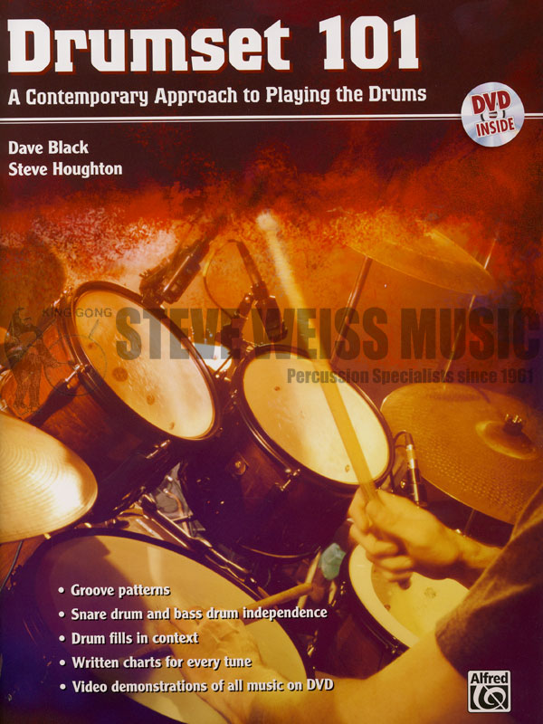 Black/Houghton-Drumset 101 (book with DVD)