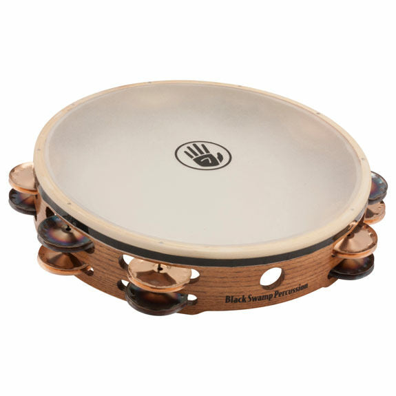 Black Swamp 10" Synthetic Head Double Row Tambourine - TC1S