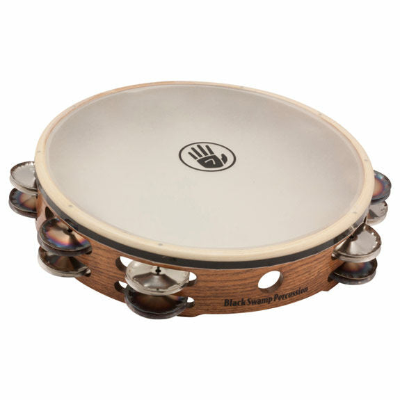Black Swamp 10" Synthetic Head Double Row Tambourine - TC2S