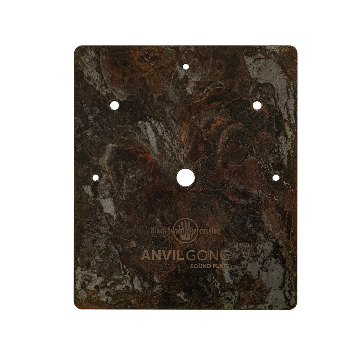 Black Swamp Anvil Gong - Rectangular Sound Plate - 7.5" - Image 1