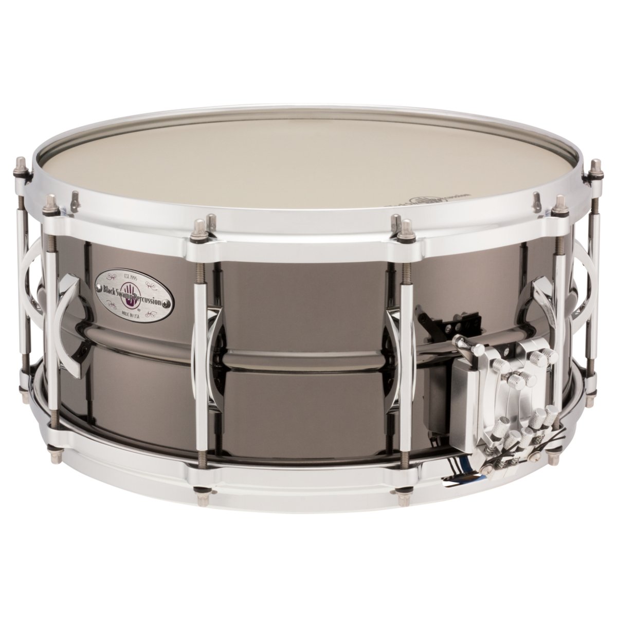 Black Swamp Brass Multisonic Snare Drum - 14" x 6.5"