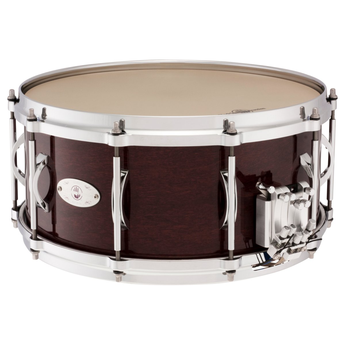 Black Swamp Maple Multisonic Snare Drum - 14" x 6.5" - Cherry Rosewood