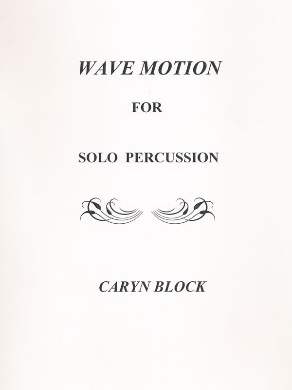 Block-Wave Motion-V/P