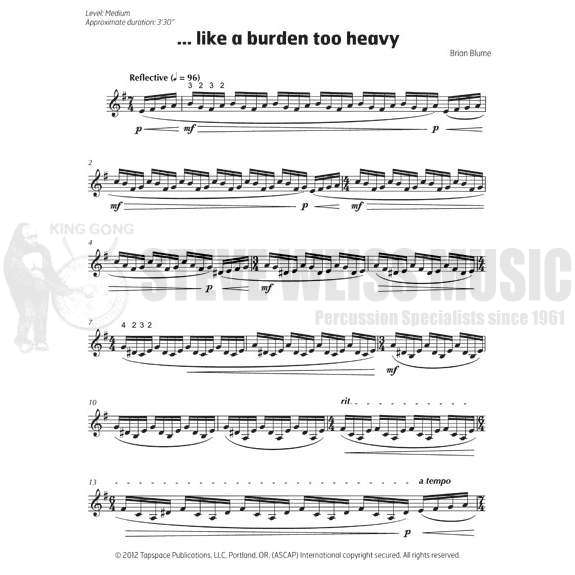 Blume-Like a Burden Too Heavy-M