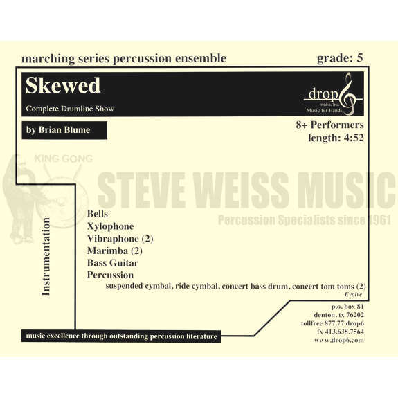 Blume-Skewed (SP)-B/2V/X/2M/P/Drumline/BG