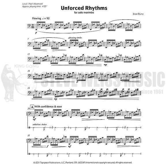 Blume-Unforced Rhythms-M