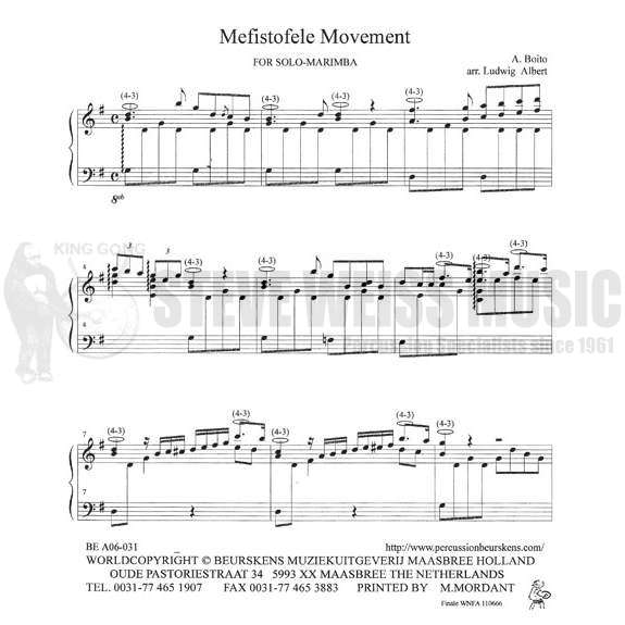 Boito-Mefistofele Movement arr. Albert-M