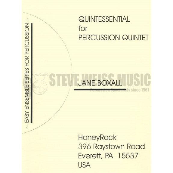 Boxall-Quintessential P SP