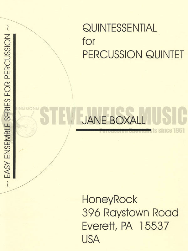 Boxall-Quintessential P SP