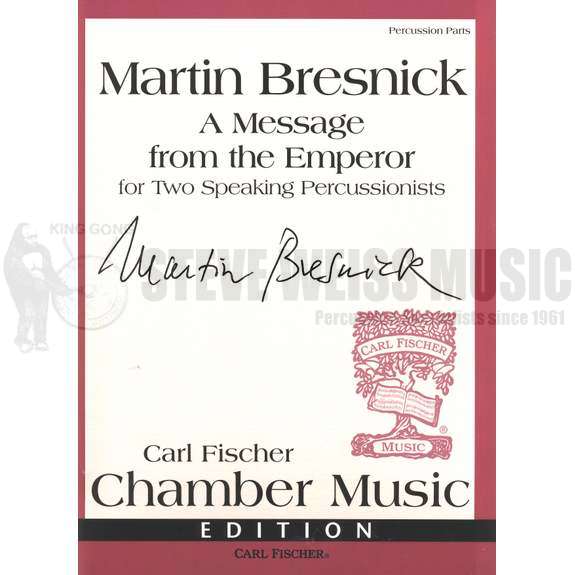 Bresnick-Message from the Emperor, A (Parts)-M/V/P/VX