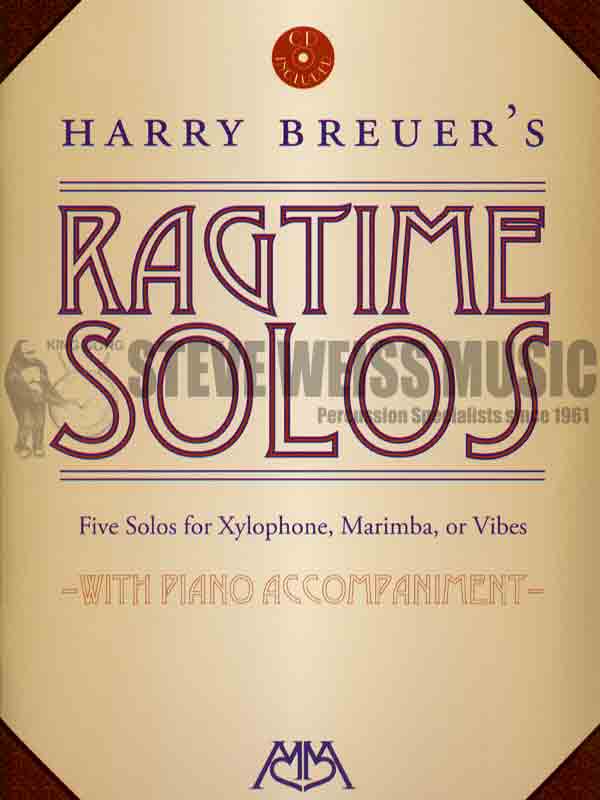 Breuer-Ragtime Solos-M(X)/PN (online audio access included) (Formerly Five New Ragtime Solos)