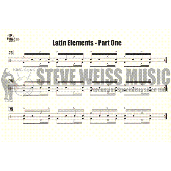 Briggs-Latin Elements for the Drum Set (qwikguide w/CD)