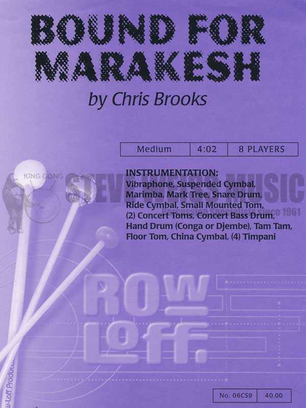 Brooks-Bound for Marrakesh (SP)-V/M/4T/P