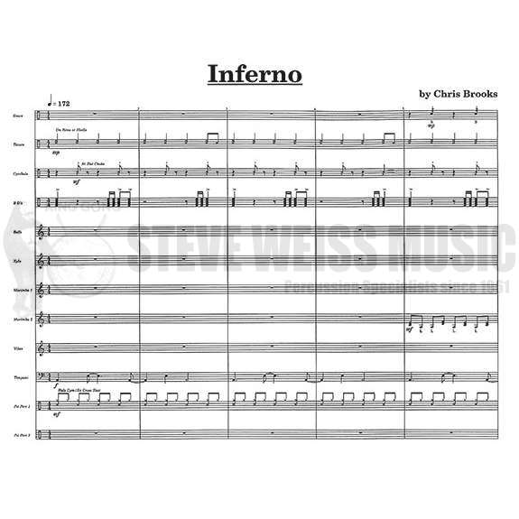 Brooks-Inferno (SP)-B/V/X/2M/4T/Drum line/P