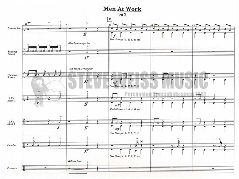 Brooks-Men At Work (SP)-various tools