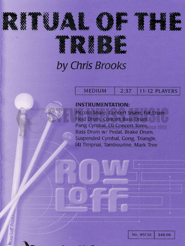 Brooks-Ritual of the Tribe-4T/P(SP)