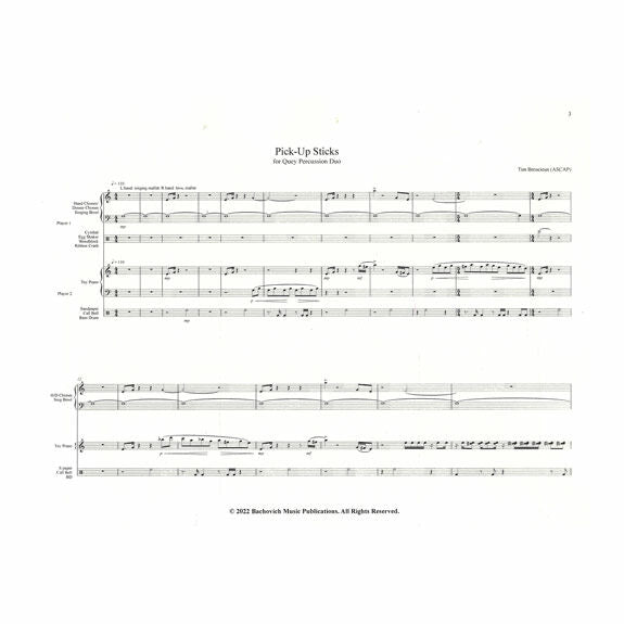 Broscious-Pick-Up Sticks (SP)-P/Toy piano