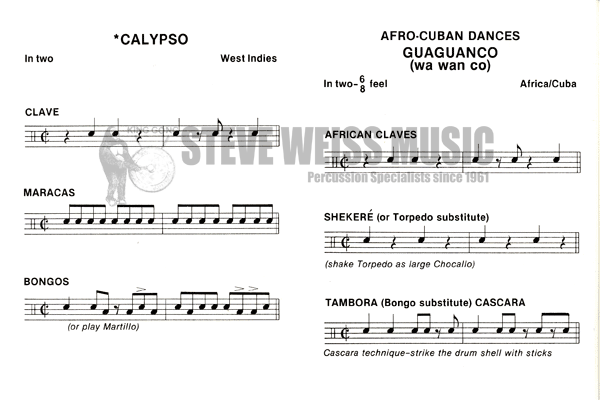 Brown-Afro-Latin Rhythm Dictionary