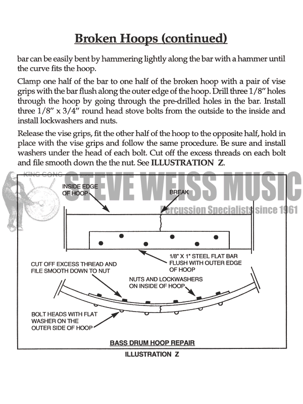 Brown-Band Director's Percussion Repair Manual