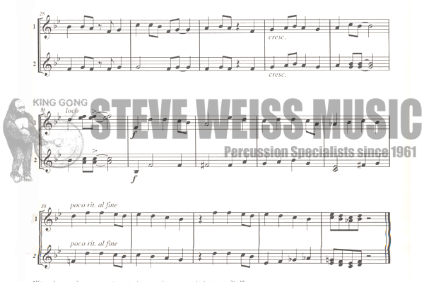 Brown-Mallet Duets: The Competition Collection (Online Audio Access Included)
