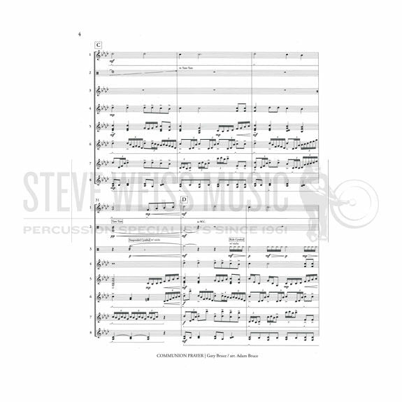 Bruce-Communion Prayer arr. Bruce (SP)-B/2-3V/C/Handbells/P
