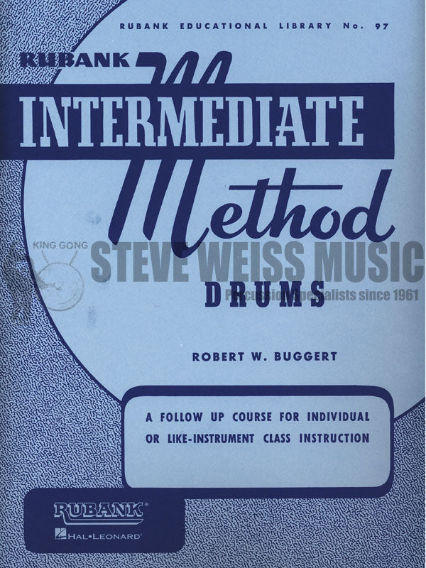 Buggert-Rubank Intermediate Method for Drums