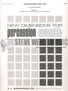 Butts-Percussion for Five-P/2T