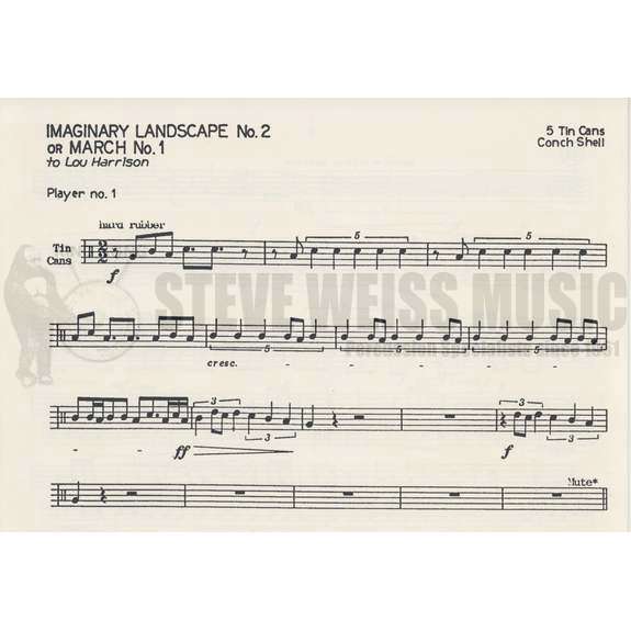 Cage-Imaginary Landscape #2 (P)