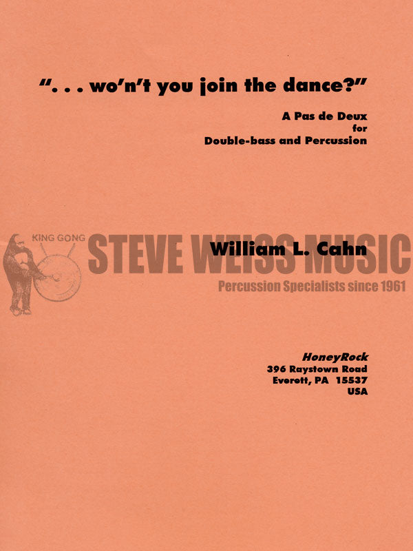 Cahn-... Won't You Join the Dance?