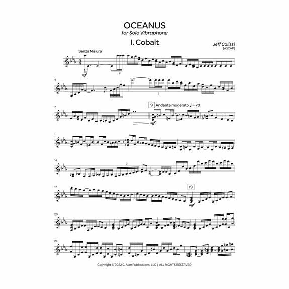 Calissi-Oceanus for Solo Vibraphone-V