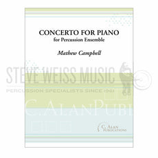 Campbell-Concerto for Piano & Percussion Ensemble (SP)-Solo PN/B/2V/Cro./X/4M/2T/P