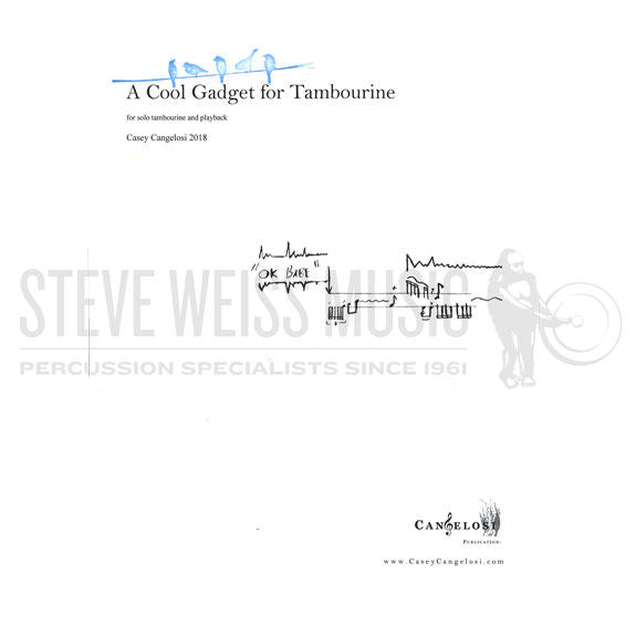 Cangelosi-Cool Gadget for Tambourine (SCD)-Tambourine/pre recorded sounds