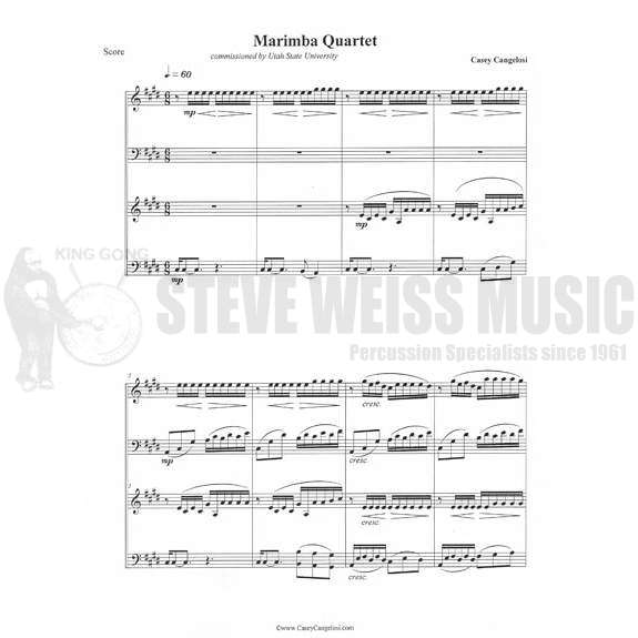 Cangelosi-Marimba Quartet (SP)-4M