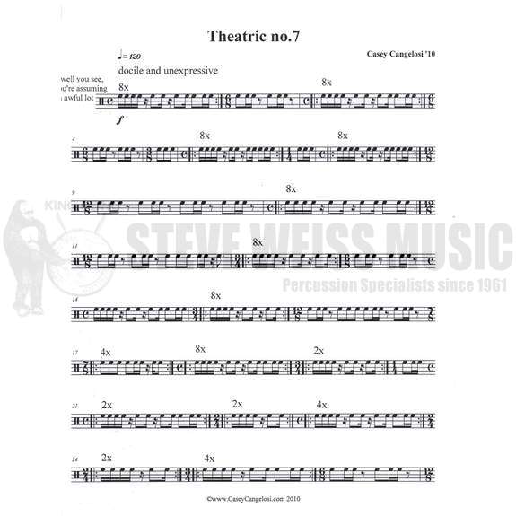 Cangelosi-Theatric No. 7 (SCD)-P/CD