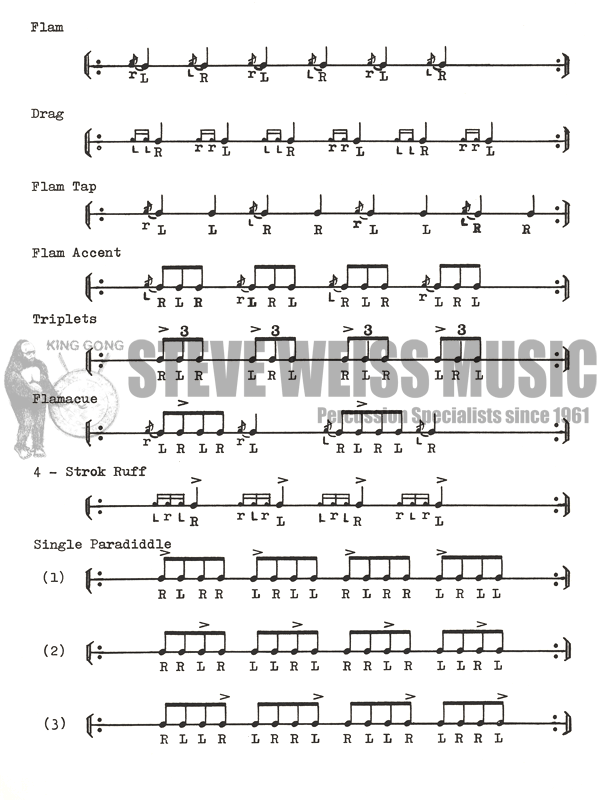 Capozzoli-Rudimental Practice Guide