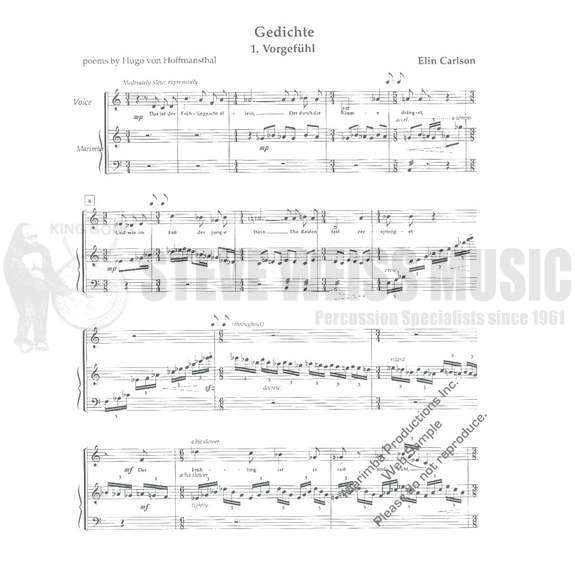 Carlson-Gedichte(2S)-M/VX